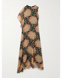 Loewe - Printed Silk Dress - Lyst