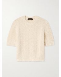 Loro Piana - Follecchio Kurzärmeliger Pullover Aus Einer Kaschmir-Seidenmischung - Lyst