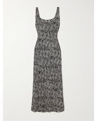Matteau - Maxikleid Aus Bedrucktem Seiden-Crêpe - Lyst