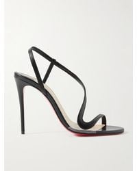 Christian Louboutin - Rosalie 100 Sandalen Aus Leder - Lyst