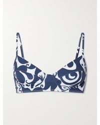 Mara Hoffman - Net Sustain Lua Printed Recycled Underwired Bikini Top - Lyst