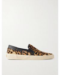 Nili Lotan - Serge Animal-Print Calf Hair Sneakers - Lyst