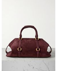 McQueen - Sac Porté Épaule En Daim Farringdon Medium - Lyst