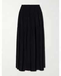 Eres - Midnight Shirred Muslin Maxi Skirt - Lyst