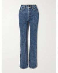KHAITE - Danielle High-Rise Slim-Leg Jeans - Lyst