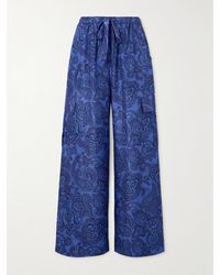 Zimmermann - Silk Cargo Pants - Lyst