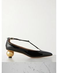 Ferragamo - Tania Mary-Jane-Pumps Aus Lackleder - Lyst