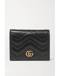 Gucci - Gg Marmont Schultertasche Aus Gestepptem Leder - Lyst