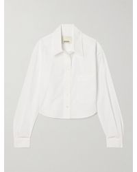 Isabel Marant - Fleora Verkürztes Hemd Aus Baumwollpopeline - Lyst