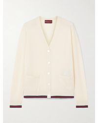 Gucci - Cashmere And Silk-Blend Cardigan - Lyst