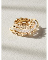 Spinelli Kilcollin - Hoorsenbuhs Microdame Ring Aus 18 Karat Mit Diamanten - Lyst