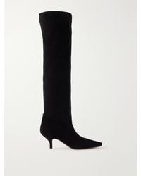 Paris Texas - Rose 60 Suede Over-The-Knee Boots - Lyst