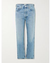 Agolde - 90's Pinch Waist High-Rise Straight-Leg Jeans - Lyst