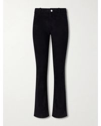 Stouls - Dean Suede Flared Pants - Lyst