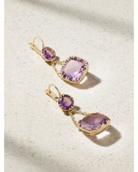 Ileana Makri - Crown 18-Karat Amethyst Earrings - Lyst