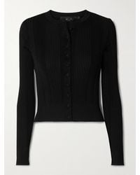 Proenza Schouler - Currin Ribbed-Knit Cardigan - Lyst