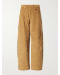 Maria McManus - Crescent Corduroy Organic-Cotton Wide-Leg Pants - Lyst