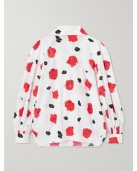 Marni - Oversized Poplin Blouse - Lyst