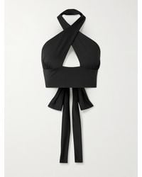 Magda Butrym - Neckholder-Bikini-Oberteil Mit Cut-Out - Lyst