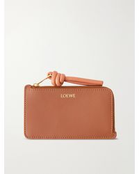 Loewe - Knot Leather Cardholder - Lyst