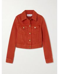Gabriela Hearst - Bronte Cropped Recycled-Denim Jacket - Lyst