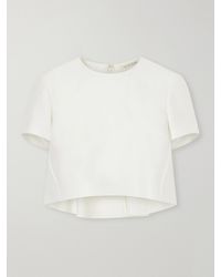 Heirlome - Mariel Faille Wool-Blend Blouse - Lyst