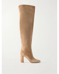 Gianvito Rossi - Glen Cuissard 85 Suede Over-The-Knee Boots - Lyst