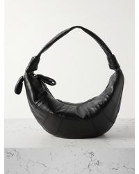 Lemaire - Fortune Croissant Schultertasche Aus Leder Mit Knoten - Lyst