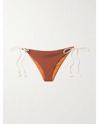Johanna Ortiz - Rímac Tasseled Ruched Bikini Briefs - Lyst