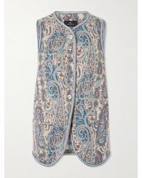 Etro - Weste Aus Jacquard Aus Einer Baumwollmischung Mit Paisley-Muster - Lyst