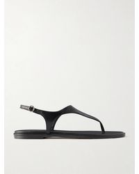 Aeyde - Raine Leather Thong Sandals - Lyst