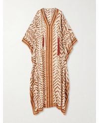 Johanna Ortiz - The Secret Of The Sun Printed Cotton Kaftan - Lyst