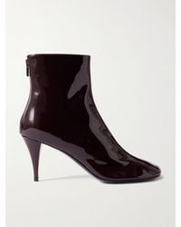 Proenza Schouler - Glove Patent-Leather Ankle Boots - Lyst