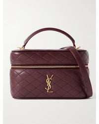 Saint Laurent - Gaby Vanity Schultertasche Aus Leder - Lyst