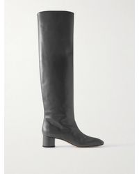 Aeyde - Willa Leather Over-The-Knee Boots - Lyst