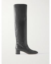 Aeyde - Willa Leather Over-The-Knee Boots - Lyst