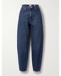 FRAME - The Narrow High-Rise Tapered Jeans - Lyst