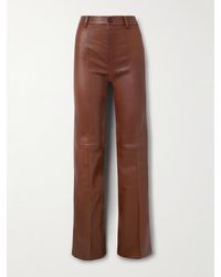 Stouls - Lizzy Leather Flared Pants - Lyst