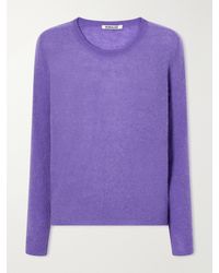 AURALEE - Suri Alpaca-Blend Sweater - Lyst