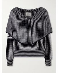 TOVE - Maia Tiered Striped Cashmere Sweater - Lyst