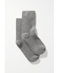Baserange Buckle Cotton-blend Socks - Grey
