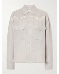 Twp - Western Embroidered Hemp Shirt - Lyst