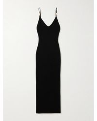 Versace - Embellished Stretch-Jersey Midi Dress - Lyst