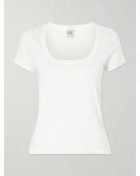 Flore Flore - Lulu Baby Tee Organic Cotton-Jersey T-Shirt - Lyst