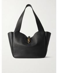 Saint Laurent - Le 5 À 7 Bea Tote Aus Strukturiertem Leder - Lyst