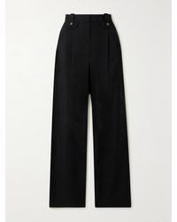 D'Estree - Charlotte Hose Mit Weitem Bein Aus Webstoff - Lyst