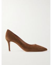 Gianvito Rossi - Gianvito 70 Suede Pumps - Lyst