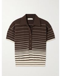 Faithfull the Brand - Sable Verkürztes Oberteil Aus Einer Baumwollmischung Mit Streifen Und Polokragen - Lyst