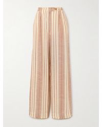 Alix Of Bohemia - Pantalon Droit En Jacquard De Lin À Rayures Diana Penny - Lyst