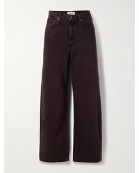 Agolde - Low Curve Mid-Rise Straight-Leg Jeans - Lyst